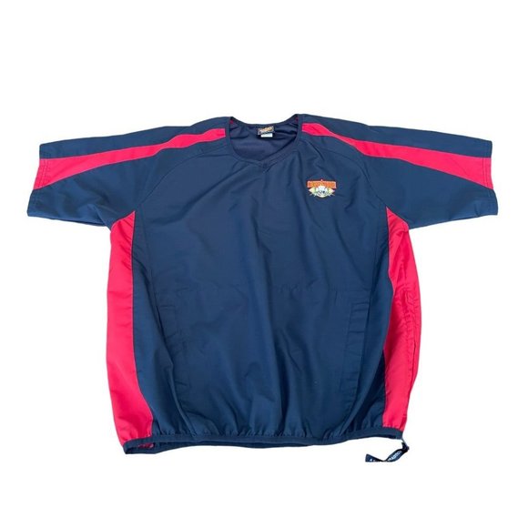 Medium Cooperstown Dreams Park Authentic Pull Over Baseball Warm Up Men's Shirt - Picture 3 of 10